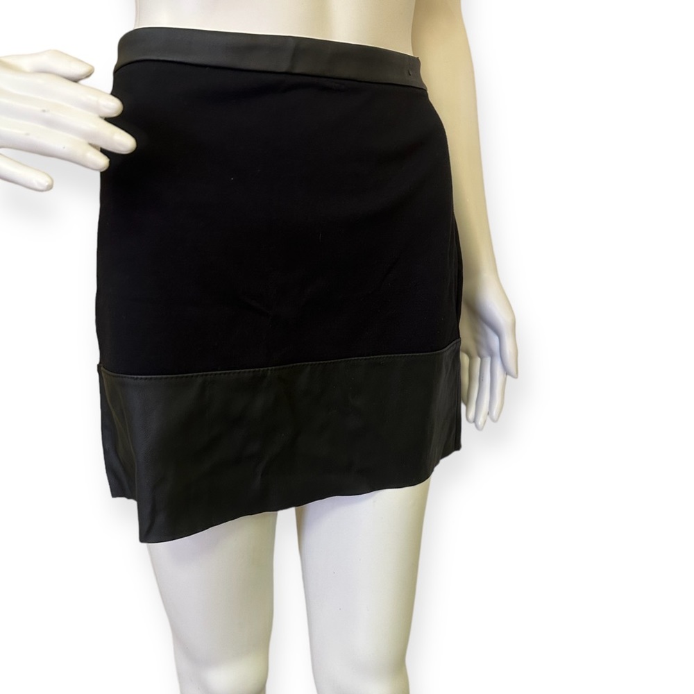Faux Leather Mini Skirt